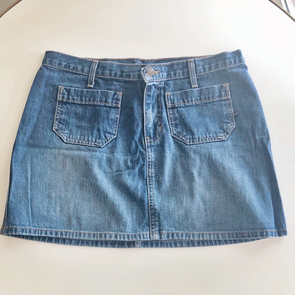 Vintage A&F Jean Skirt Sz 8